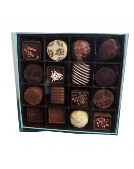 Jeff de Bruges, BOX OF 16 CHOCOLATES CANDY, 190g