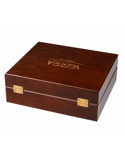 Veertea Wooden Tea Gift Box, 12 Flavours, 180 Tea Bags