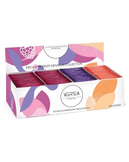 Fruit Tea mix Gift Set - 100 tea bags, Veertea Premium