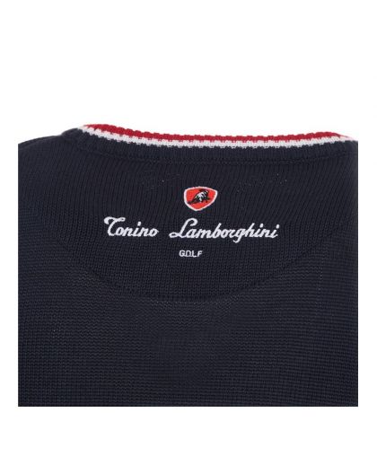 KNIT SWEATER WITH ELBOW PATCHES Tonino Lamborghini
