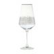 6 Bohemia crystal red wine glasses