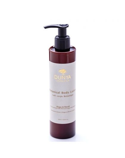 DUNYA BODY LOTION WITH ORGANIC ARGAN OIL & NEROLI ORANGE BLOSSOM