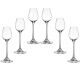 6 Bohemia crystal glasses for liquor "Columbus"