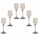 6 bohemia crystal glasses for liquor "Silvia"