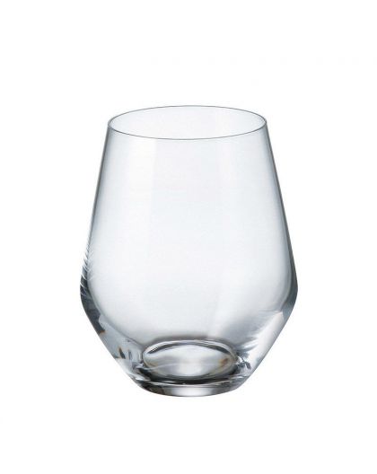 6 crystal glasses for whiskey "Grus / Michelle"