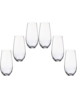 6 Bohemia Crystal glasses "Columbus"