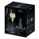 6 Bohemia Crystal CHAMPAGNE / SPARKLING WINE GLASSES "AVILA"