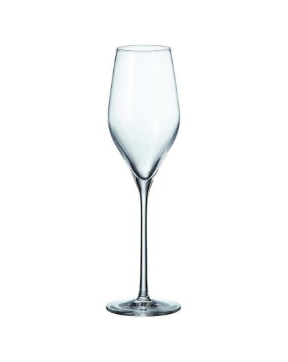 6 Bohemia Crystal CHAMPAGNE / SPARKLING WINE GLASSES "AVILA"