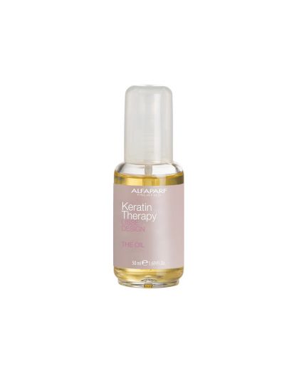 Етерично олио с кератин с копринен ефект за всеки тип коса Alfaparf Lisse Design Keratin Therapy Oil