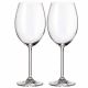 2 Bohemia Crystal  Red wine glasses "Fiora"
