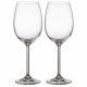 2 Bohemia Crystal  White wine glasses "Fiora"