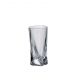 6 Bohemia Crystal Liquor glasses "Quadro"
