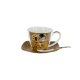 Tea set, "The Kiss" series on a gold background