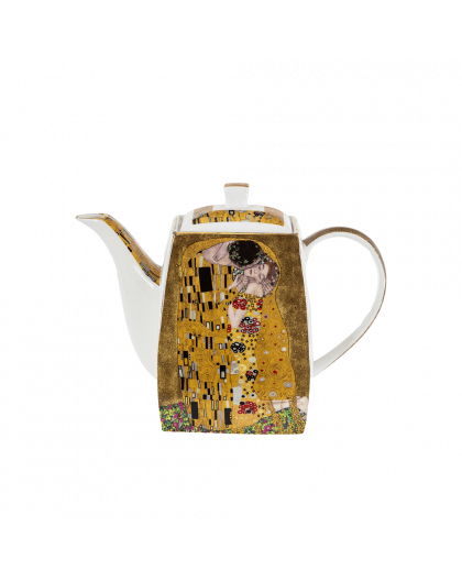 Tea set, "The Kiss" series on a gold background