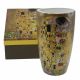 Porcelain vase "The Kiss" series on a gold background - 22cm
