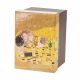 Porcelain vase "The Kiss" series on a gold background - 20cm