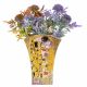 Porcelain vase "The Kiss" series on a gold background - 20cm