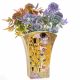 Porcelain vase "The Kiss" series on a gold background - 20cm