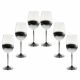 6 glasses for Red wine "Smoky" 600 ml