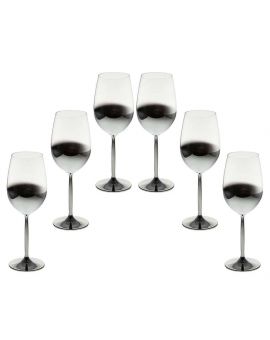 6 glasses for Red wine "Smoky" 600 ml