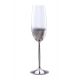 6 Champagne glasses "Smoky"