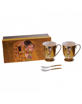 Set of tea cups "The Kiss"