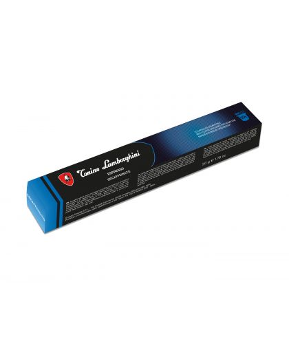 T. Lamborghini coffee capsules CAFFEINE FREE Nespresso compatible