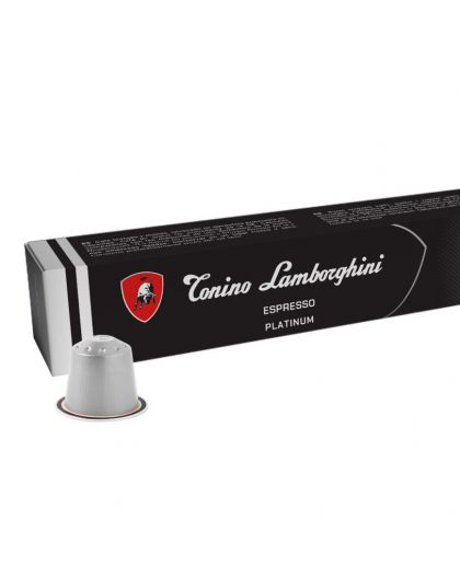 T. Lamborghini coffee capsules Nespresso compatible Platinum