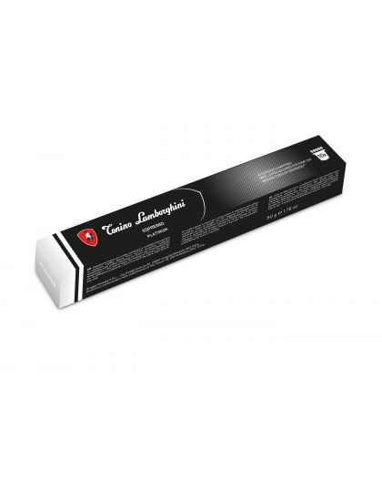 T. Lamborghini coffee capsules Nespresso compatible Platinum