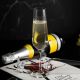 6 Bohemia Crystal  Champagne glasses "Fiora Tori"