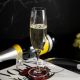 6 Bohemia Crystal  Champagne glasses "Fiora"