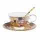 Set of two tea cups "The Kiss"