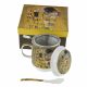 Cup for tea "The Kiss" series on a gold background