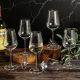 6 bohemia crystal white wine glasses "Strix"