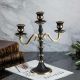 Candlestick Black / Golden, 30CM