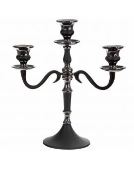 Candlestick Black, 30CM