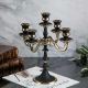 Candlestick Black / Golden, 5 candles