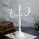Candlestick white, 3 candles