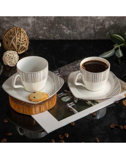 Set of two coffee cups "The Romance" 160ml