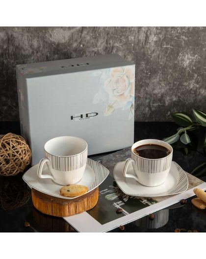 Set of two coffee cups "The Romance" 160ml