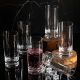 6 Bohemia Crystal glasses "Origami"
