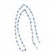 Eyewear chain Swarovski blue