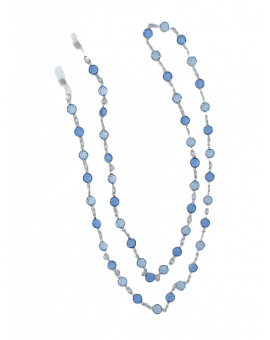 Shaheen Eyewear chain "Night" Swarovski blue