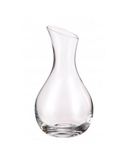 Bohemia crystal decanter for wine "Crystalline"