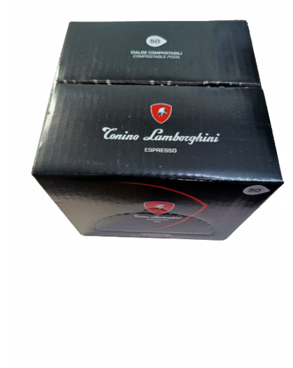 TONINO LAMBORGHINI  50 coffee espresso PODS E.S.E