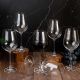 6 bohemia crystal red wine glasses "Columba" 650ml
