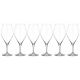 6 bohemia crystal white wine glasses "Gavia" 470ml