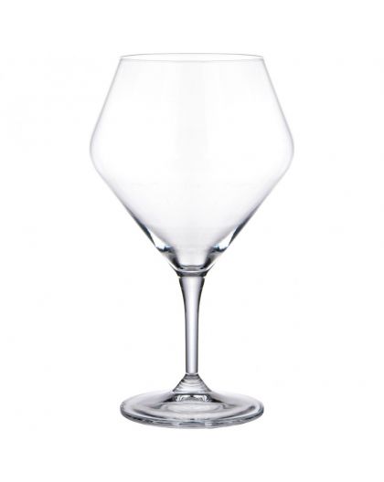 6 bohemia crystal red wine glasses "Gavia" 610ml