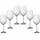 6 bohemia crystal red wine glasses "Colibri"