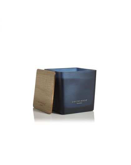 Candle in glass blue mat Venetiae